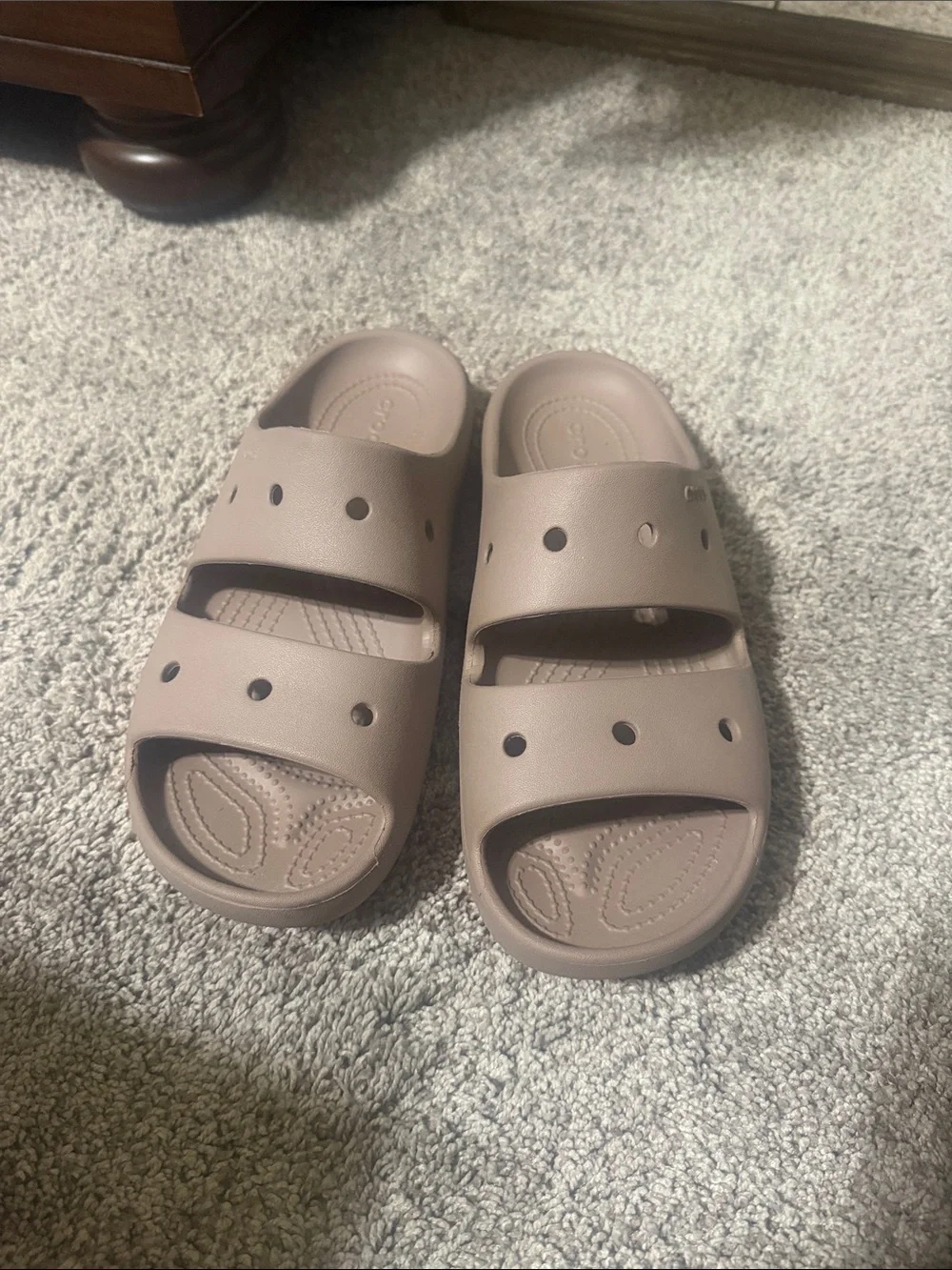 Tan Croc Sandals
